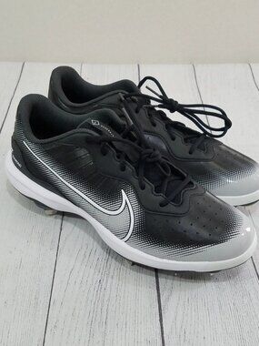 Nike Alpha Huarache Varsity 4 Low Metal Baseball Cleats Mens Size 13 DJ6516-010